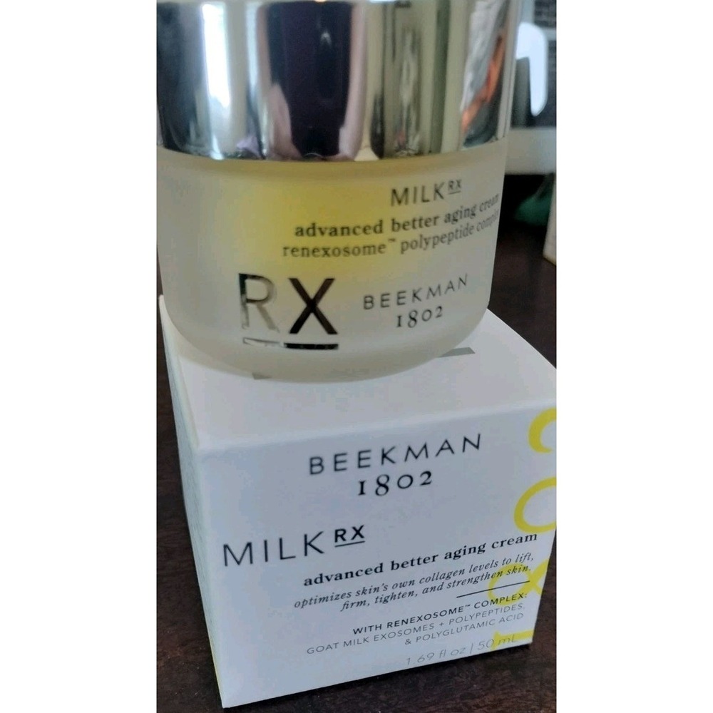 NEW IN BOX Beekman 1802 Milk RX Advanced Better Aging Cream 1.69 fl oz / 50 mL